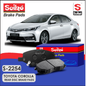 Toyoto Corolla Rear Seiko Premium Disc Brake Pads S-2254
