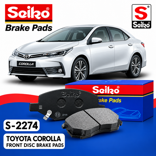 Toyota Corolla Front Seiko Premium Disc Brake Pads S-2274