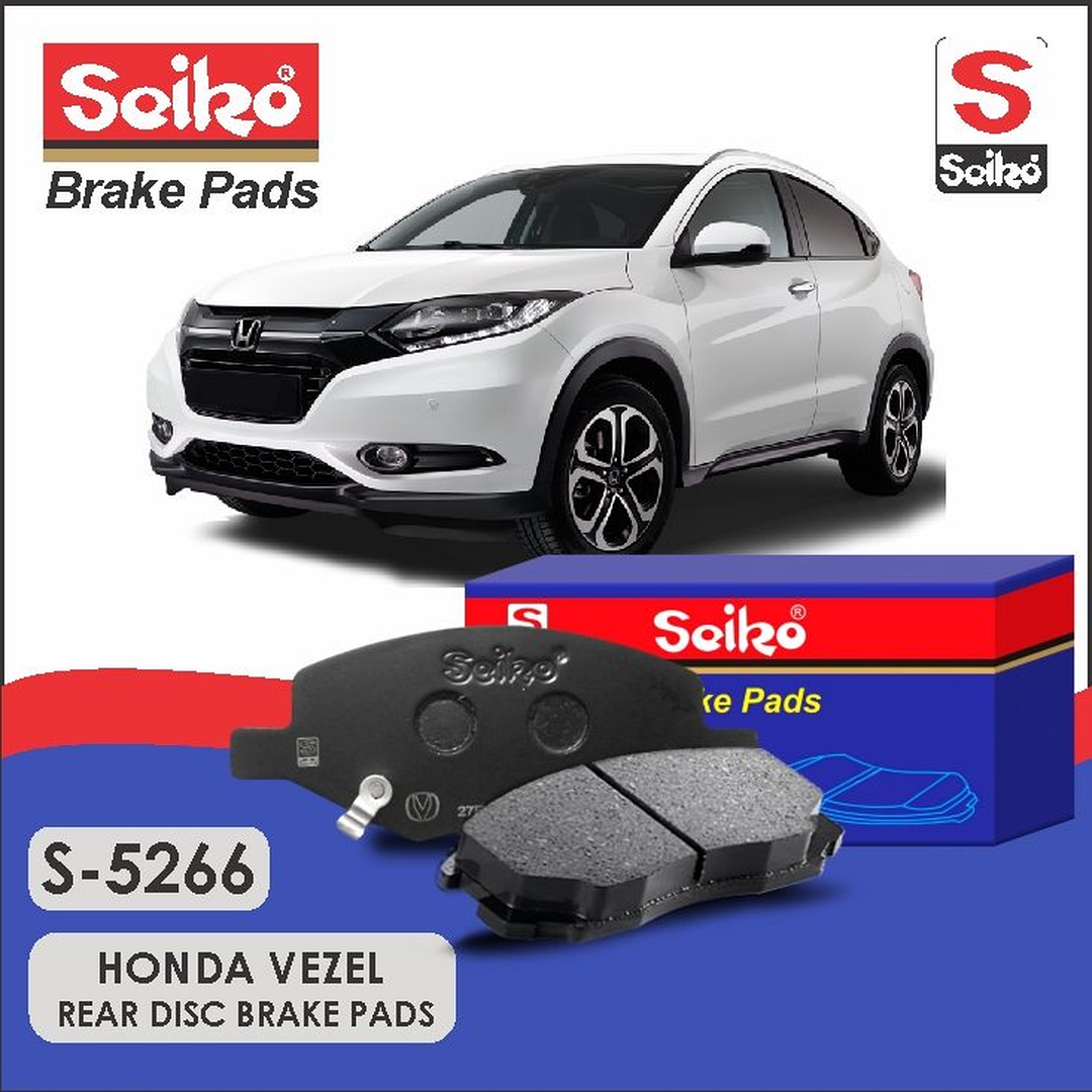 Honda Vezel Rear Seiko Premium Disc Brake Pads S-5266